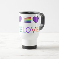 Liebe ist Liebe Rainbow Lila Heart Cake Gay Pride