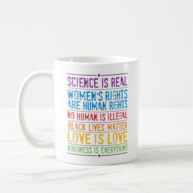 Liebe ist Liebe Rainbow Pride Kaffeetasse (Links)
