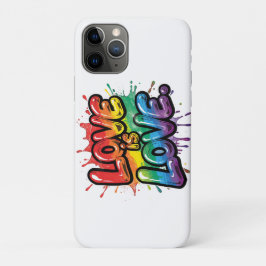 Liebe ist Liebe - Regenbogen-Stolz-Zitat-Kunst Case-Mate iPhone Hülle