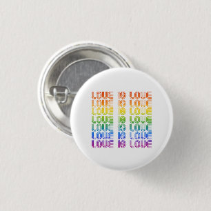 Liebe ist Liebe Retro Button