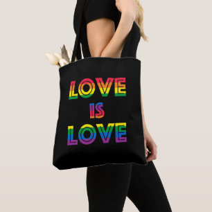Liebe ist Liebe Retro Gay Pride LGBT Schwarz