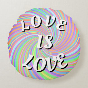 Liebe ist Liebe runden Kissen