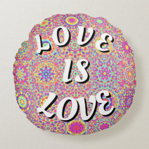 Liebe ist Liebe runden Kissen