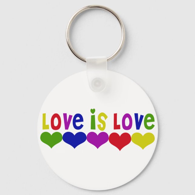 Liebe ist Liebe Schlüsselanhänger (Vorderseite)