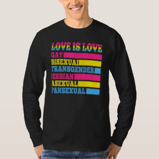 Liebe ist Liebe schwul Bisexuelle Transgender Asex T-Shirt