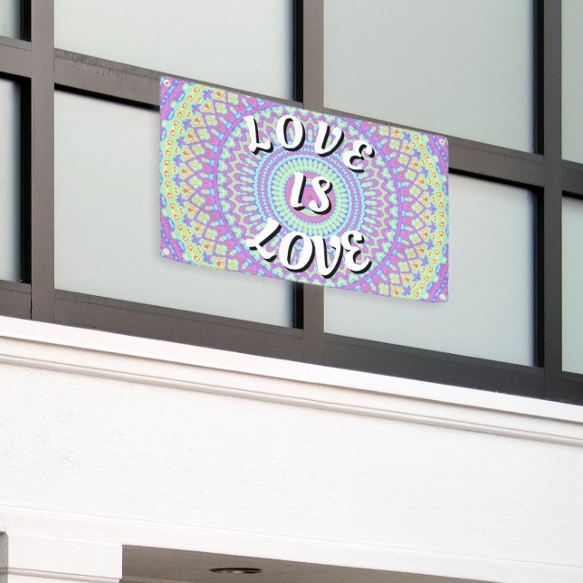 Liebe ist Liebe-Stolz Banner (Äußeres Gebäude)