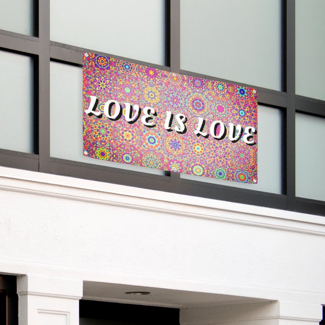 Liebe ist Liebe-Stolz Banner (Äußeres Gebäude)