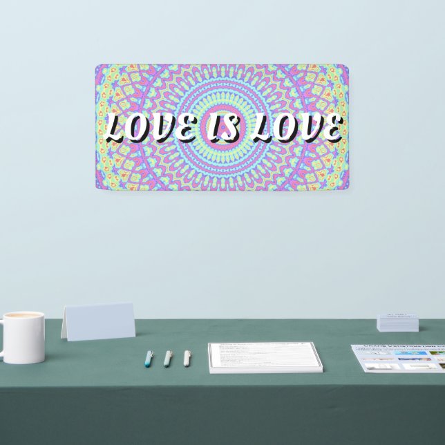 Liebe ist Liebe-Stolz Banner (Messe)