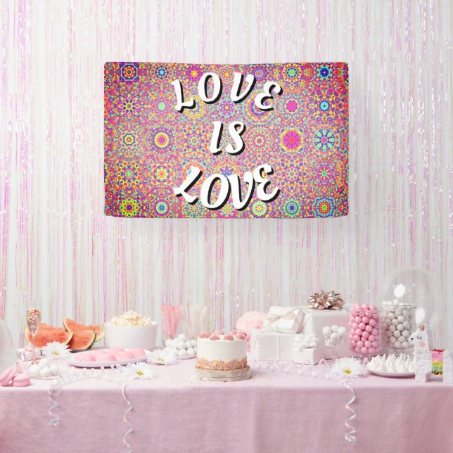 Liebe ist Liebe-Stolz Banner (Party)