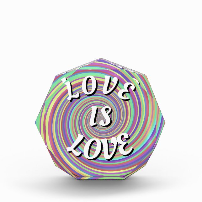 Liebe ist Liebe-Stolz Fotoblock (Vorderseite)