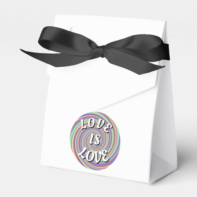 Liebe ist Liebe-Stolz Geschenkschachtel (Vorderseite)
