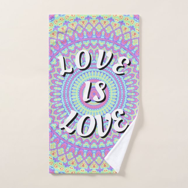 Liebe ist Liebe-Stolz Handtuch (Handtuch)