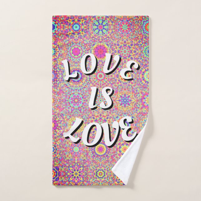 Liebe ist Liebe-Stolz Handtuch (Handtuch)
