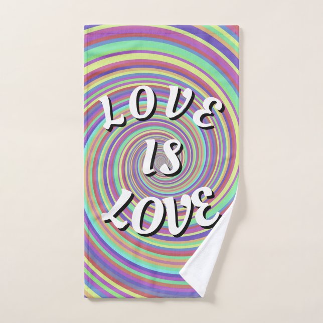 Liebe ist Liebe-Stolz Handtuch (Handtuch)