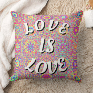 Liebe ist Liebe Stolz Kissen