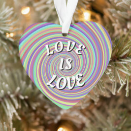 Liebe ist Liebe-Stolz Ornament