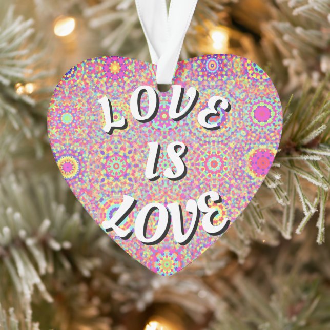 Liebe ist Liebe-Stolz Ornament (Baum)