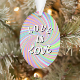Liebe ist Liebe-Stolz Ornament