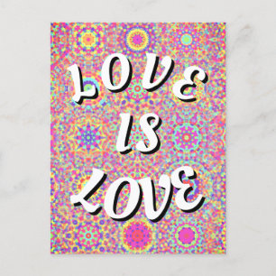 Liebe ist Liebe-Stolz Postkarte