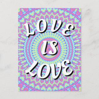 Liebe ist Liebe-Stolz Postkarte