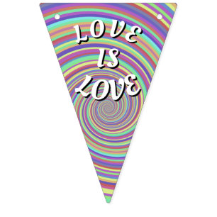 Liebe ist Liebe-Stolz Wimpelkette