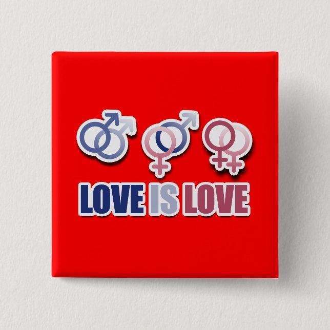 LIEBE IST LIEBE-SYMBOLE - .PNG BUTTON (Vorderseite)