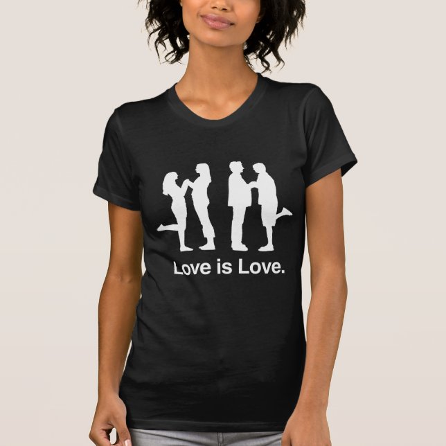 Liebe ist Liebe T-Shirt (Vorderseite)