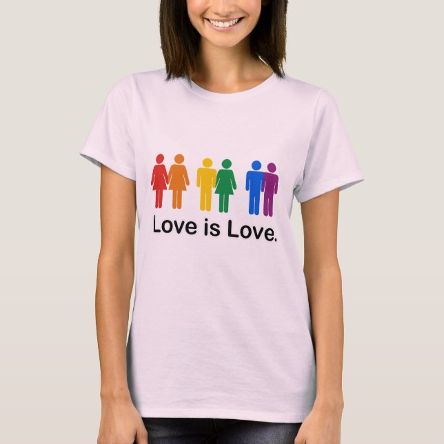 Liebe ist Liebe T-Shirt (Vorderseite)
