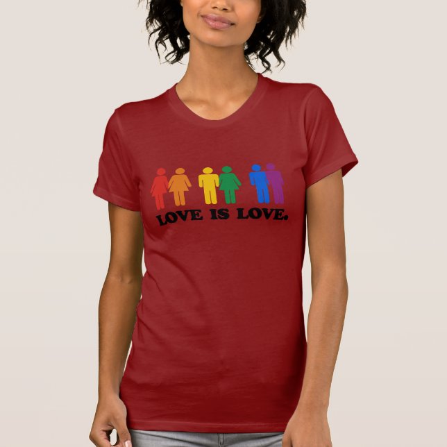 Liebe ist Liebe T-Shirt (Vorderseite)