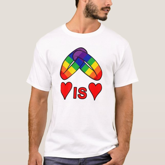 Liebe ist Liebe T-Shirt (Vorderseite)