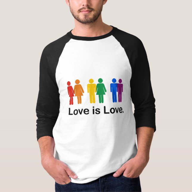 Liebe ist Liebe T-Shirt (Vorderseite)