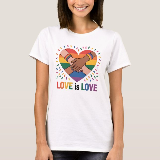 Liebe ist Liebe T-Shirt (Vorderseite)