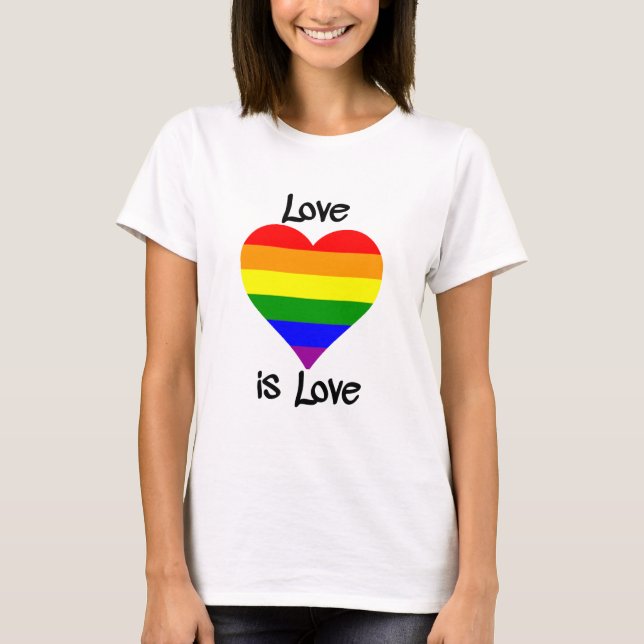 Liebe ist Liebe T-Shirt (Vorderseite)