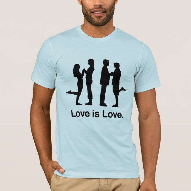 Liebe ist Liebe T-Shirt (Vorderseite)