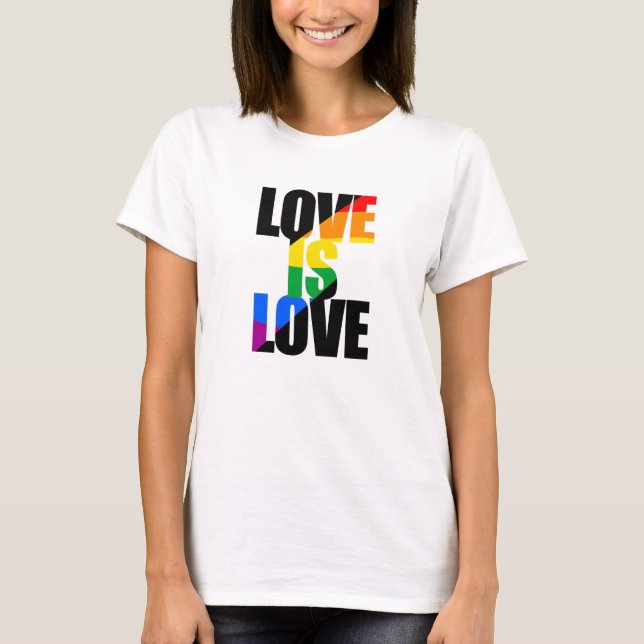 LIEBE IST LIEBE T-Shirt (Vorderseite)