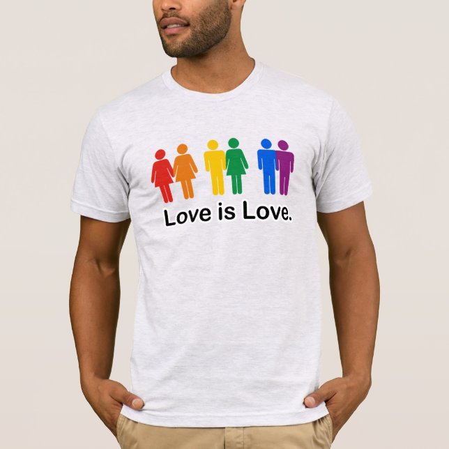 Liebe ist Liebe T-Shirt (Vorderseite)