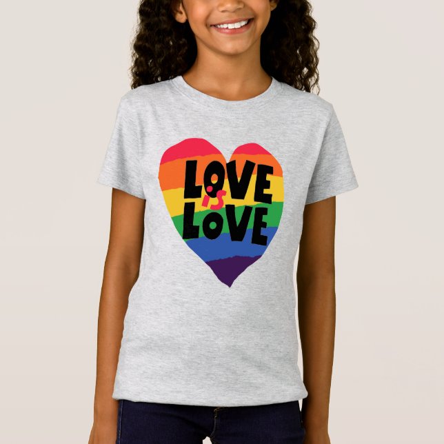Liebe ist Liebe T-Shirt (Vorderseite)