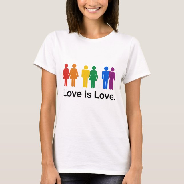 Liebe ist Liebe T-Shirt (Vorderseite)
