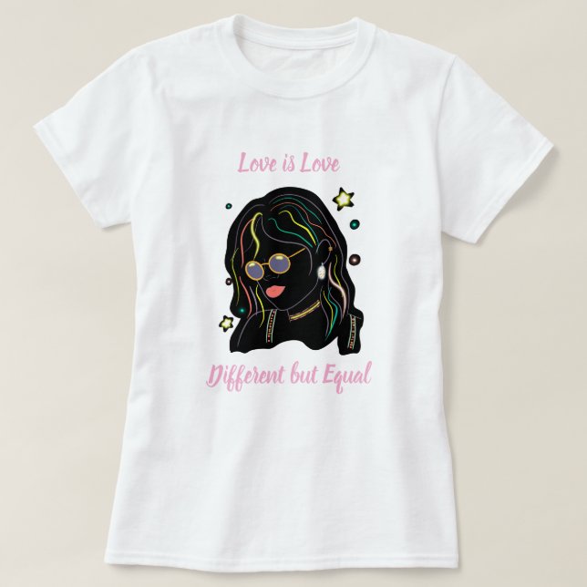 Liebe ist Liebe  T-Shirt (Design vorne)
