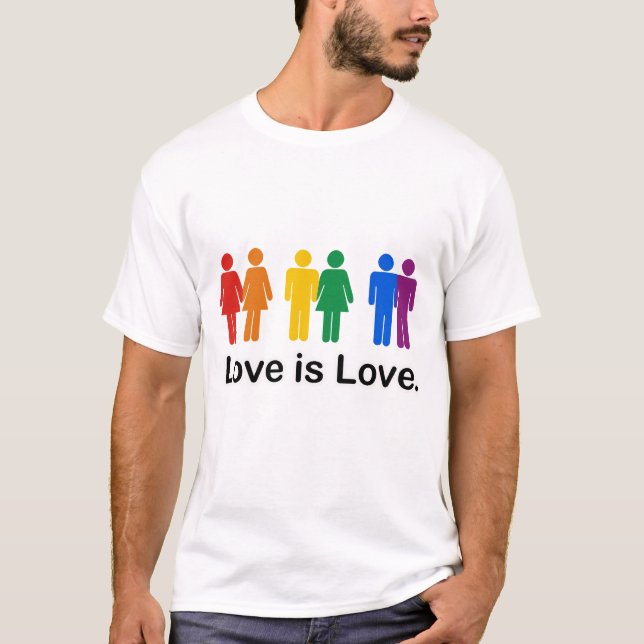 Liebe ist Liebe T-Shirt (Vorderseite)
