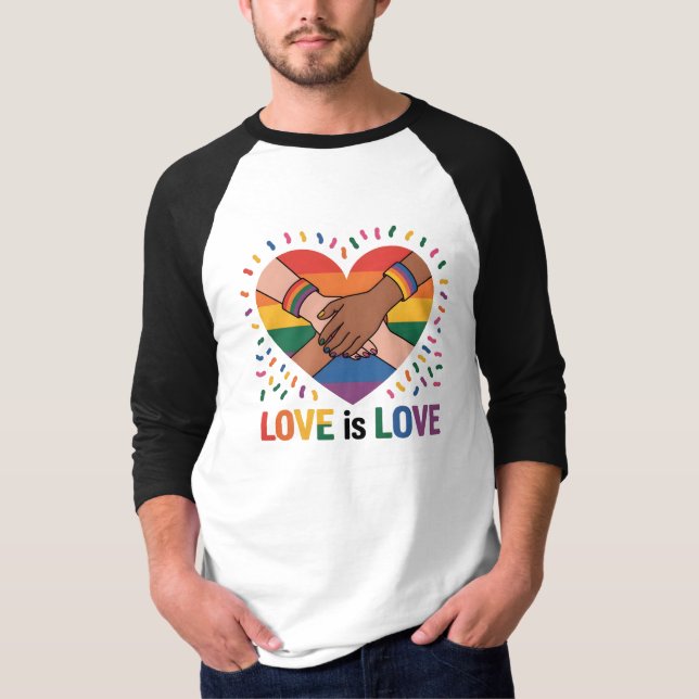 Liebe ist Liebe T-Shirt (Vorderseite)