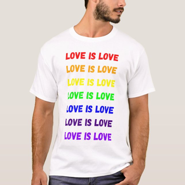 Liebe ist Liebe T-Shirt (Vorderseite)