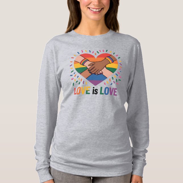 Liebe ist Liebe T-Shirt (Vorderseite)