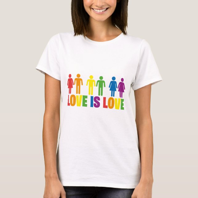 Liebe ist Liebe T-Shirt (Vorderseite)