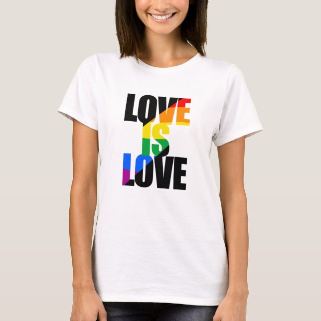 LIEBE IST LIEBE T-Shirt (Vorderseite)