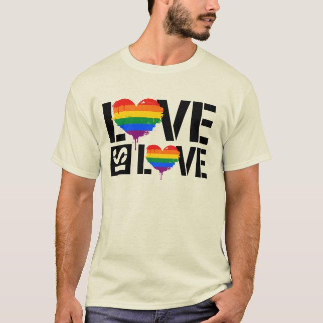 LIEBE IST LIEBE T-Shirt (Vorderseite)
