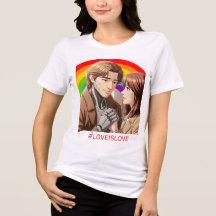 Liebe ist Liebe - T-Shirt für Frauen mit menschlic