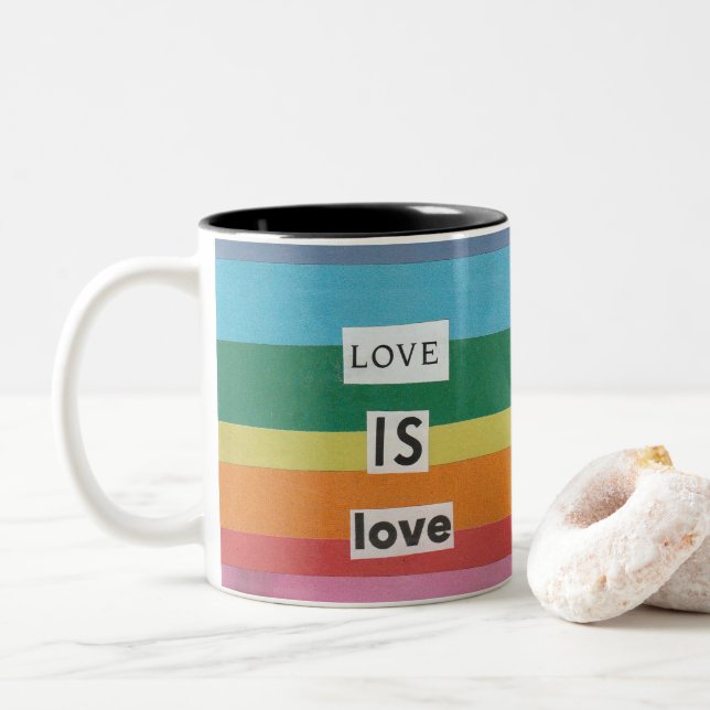 LIEBE IST LIEBE TASSE (Mit Donut)