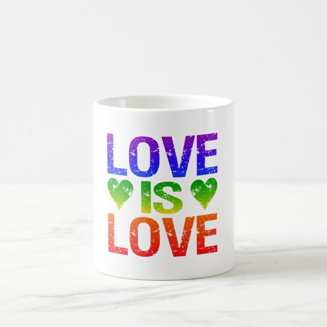 Liebe ist Liebe Tasse - wählen Sie Stil & Farbe (Mittel)
