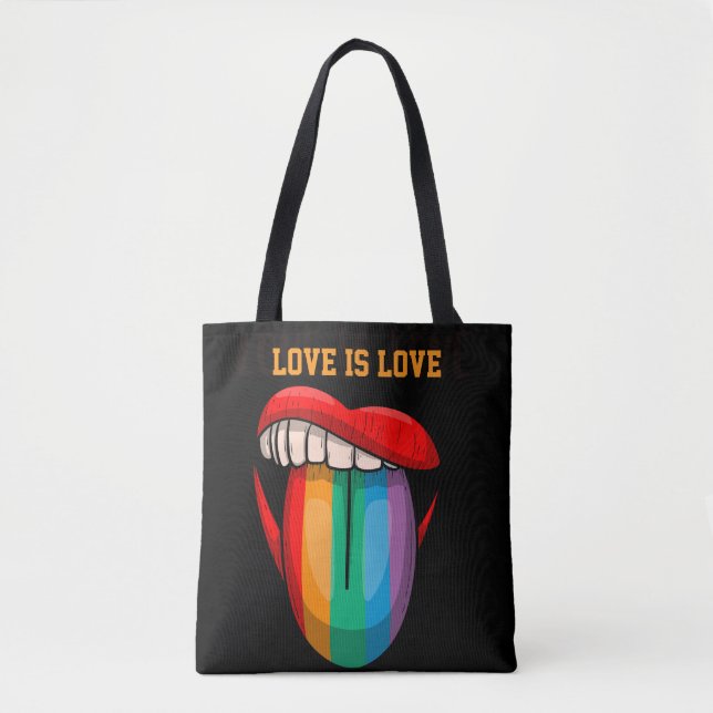 Liebe ist Liebe Tragetasche (Vorderseite)
